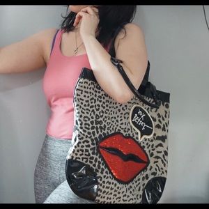 Betsey Johnson Lips Tote Bag